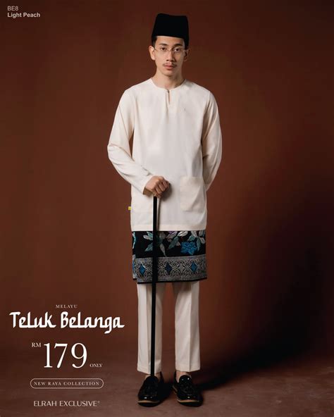 Baju Melayu Teluk Belanga Tradisional Warisan Budaya